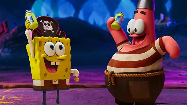 Chú bé bọt biển SpongeBob trở lại trong ‘Lời nguyền hải tặc’